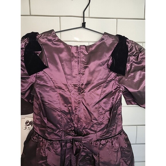 Vtg Mini-Mouche Girls Sz 12 Dress  Lace Trim FairyCore Halloween Costume *READ - Picture 6 of 13